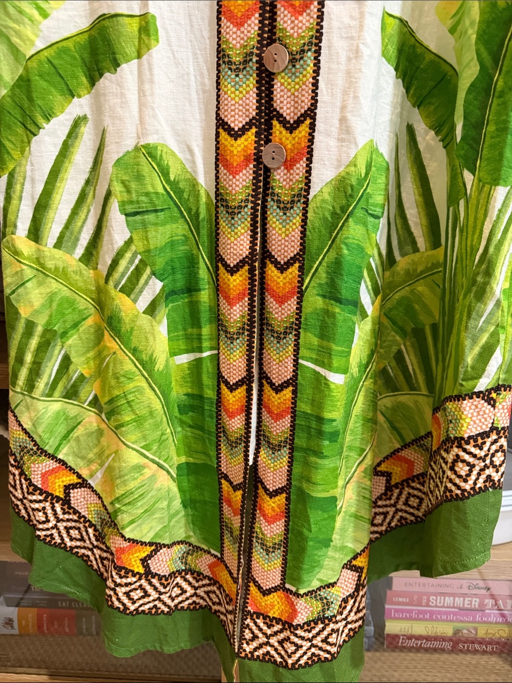 NWT Farm Rio Fresh Forest Midi Dress S Small Tropical Boho Beach - Picture 8 of 11